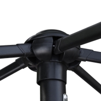 Umbrela de protectie solara pentru gradina, diametru de 2.7 m, crem, Vivo, PU27